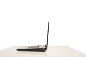 Image of a laptop. concept of internet sharing and technology