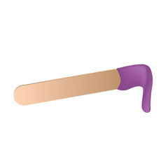 Waxing, melting wax, step by step depilation, vector