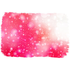 Brush stroke design with pink bokeh background