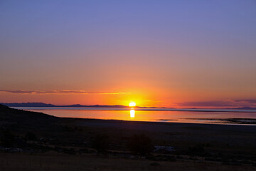 antelop island, state park, sun, sunset, sundown, utah, state, park, lake, salt, usa, island, antelope, coast, shore, beach, landscape, reflections