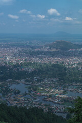 Aerial view of Srinagar, Kashmir