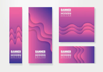 Fototapeta premium Digital Marketing Social Media Post and web banner Template set, Digital marketing agency, Square Flyer Template, Editable web Banner Post Template set