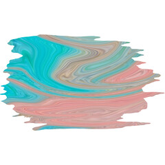 Brush stroke with color wave texture illustration