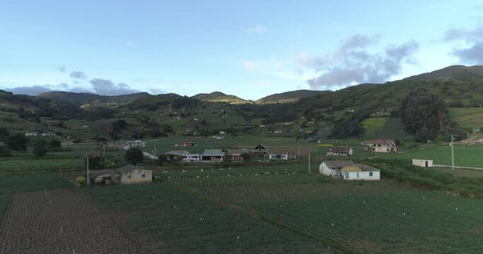 Casas campesinas en Tota colombia