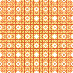 Coloring with yellow and red, Design, Fabric pattern, Used as background image.