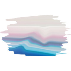 Brush stroke with gradient color wave texture illustration