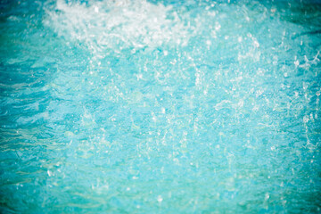 water texture and light on pool blue and marble color