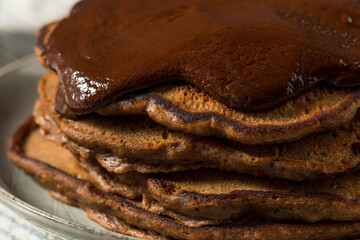 Gourmet Homemade Chocolate Pancakes