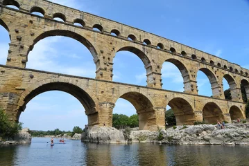 Rideaux tamisants Pont du Gard Pont du Gard, Provence, Frankreich