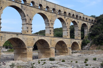 Fototapeta na wymiar Pont du Gard, Provence, Frankreich