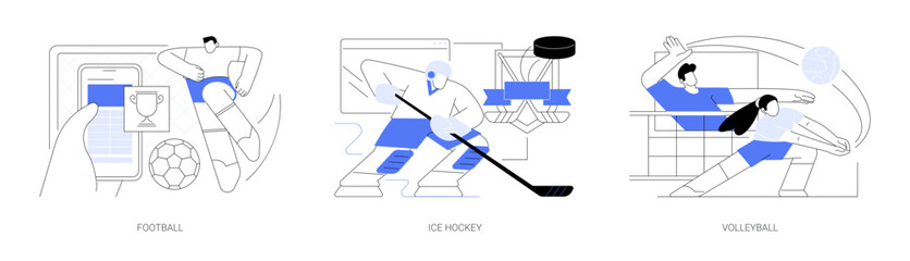 Team sport championship abstract concept vector illustrations. © Visual Generation