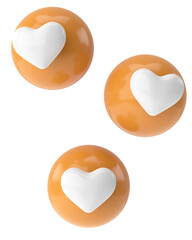 3D like icon. 3D icon. 3D illustration.