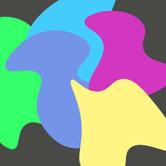 illustration of an background with circles