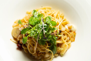 pasta with mushrooms and cheese	