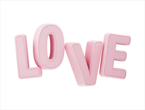 Love specials 3d vector icon illustration