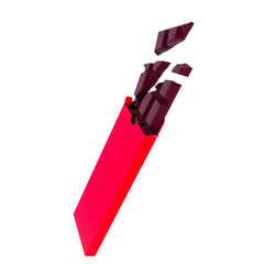 3D Chocolate Boxes Render Valentine's elements