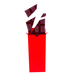 3D Chocolate Boxes Render Valentine's elements