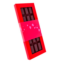 3D Chocolate Boxes Render Valentine's elements