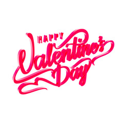 3D Text Character Render Valentine's elements