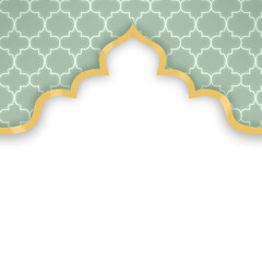 Background border with ramadan concept