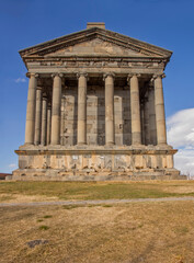 Greco-Roman temple in Garni village. Armenia