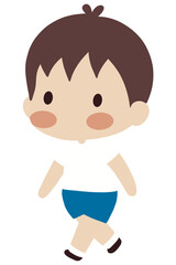 Cute cartoon Boy & Girl Thai student