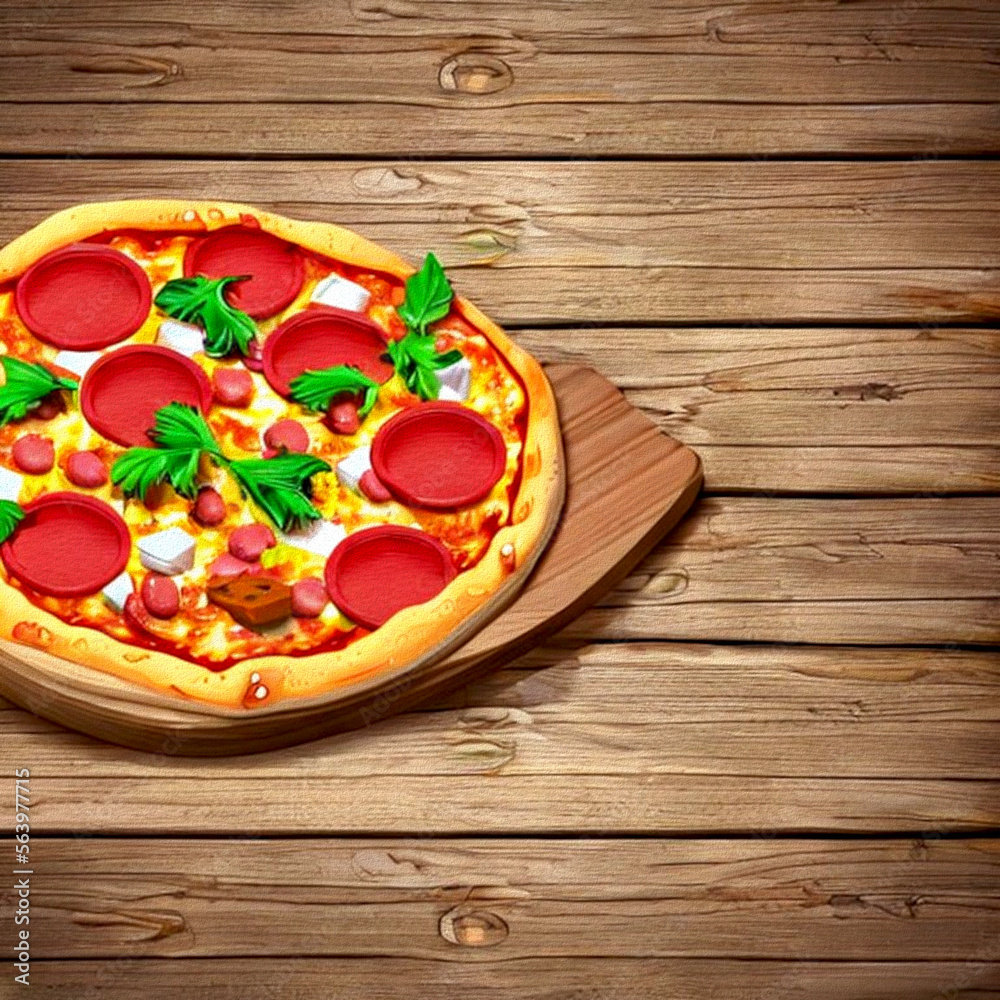 Sticker italienische pizza