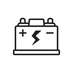 battery icon design vector template