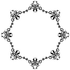 frames in vintage style with elements of ornament, art, pattern, background, texture