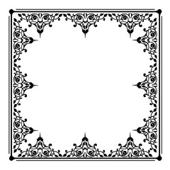 frames in vintage style with elements of ornament, art, pattern, background, texture