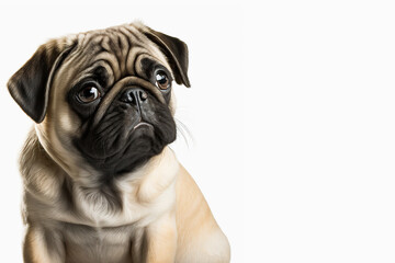 Pug Can Dog Puppy, Generative AI