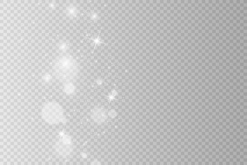 Brilliant gold dust vector shine. Glittering shiny ornaments for background. Vector illustration.
