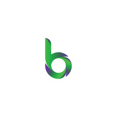 Obraz premium b letter logo design