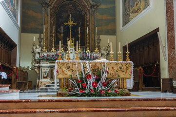 Isernia, Molise. The Cathedral of St. Peter the Apostle