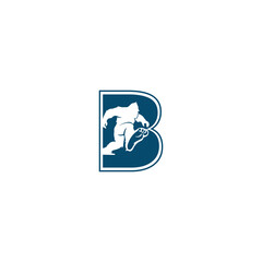  bigfoot logo design - obrazy, fototapety, plakaty