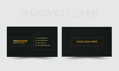 Business Card Design, Modern Business Card Template Design,double sided business card template modern and clean style,Portrait and landscape orientation