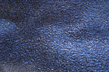 Full frame abstract blue crinkly mottled background with space for copy