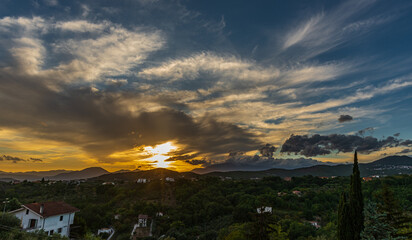 Spectacular photographs of sunsets in Molise, Italy