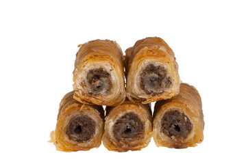 turkish sweets isolated