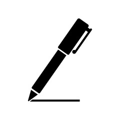 pen vector icon, writing symbol