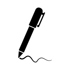 pen vector icon, writing symbol