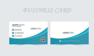 Business Card Design, Modern Business Card Template Design,double sided business card template ,Portrait and landscape orientation, Minimalist Visiting Crad Corporate designe for company advertisinC