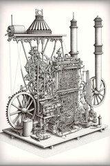 the engine of an motor