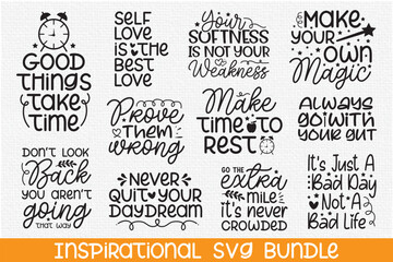 Fototapeta premiumInspirational svg bundle,Inspirational svg ,Inspirational svg bundle,Printable svg bundle,Printable svg,love svg,Motivate svg, Inspirational png, Motivation png, Motivational svg ,Positivity svg, Po
