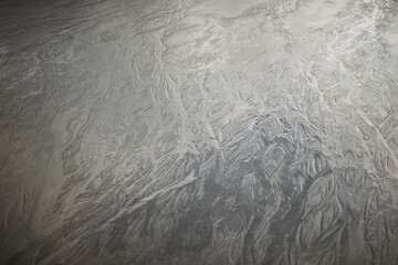 Rough coast on the Lofoten Islands, Norway with some heavy mountains in autumn