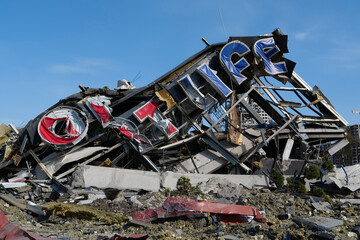 Russia - terrorist country, destroyed shopping and entertainment center in Kyiv