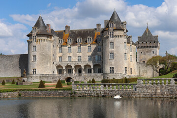 Fototapeta na wymiar charente-Maritime - Chateau de la Roche Courbon - 
