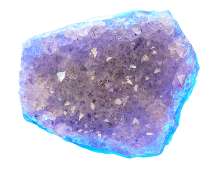 amethyst isolated on white background
