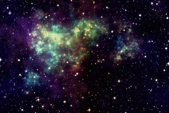 Cosmic interstellar background  - galaxy aether backdrop - universe nebulosity continuum 
