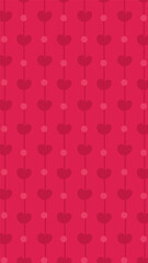 Festive frame for decorating Instagram stories. Design for Valentine's Day, background for love wishes, sales announcement, congratulations, decoration for flyers, invitations.